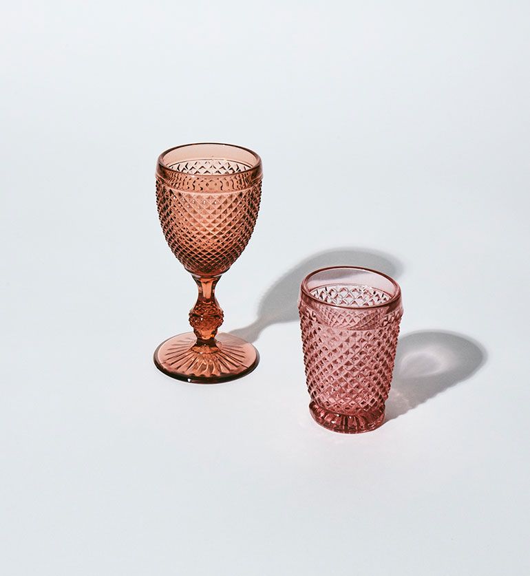 Verre Tourmaline rose