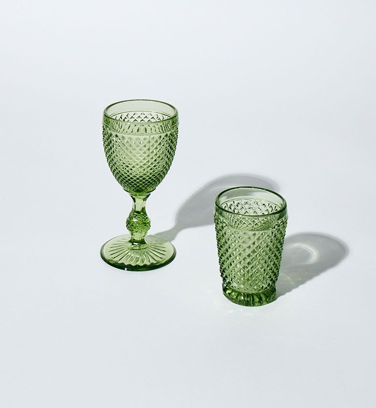 Verre Tourmaline vert