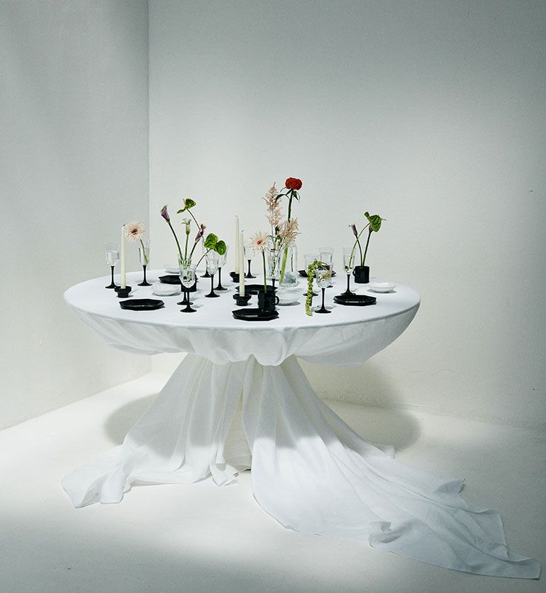 Nappe Lin blanc 210 X 350cm