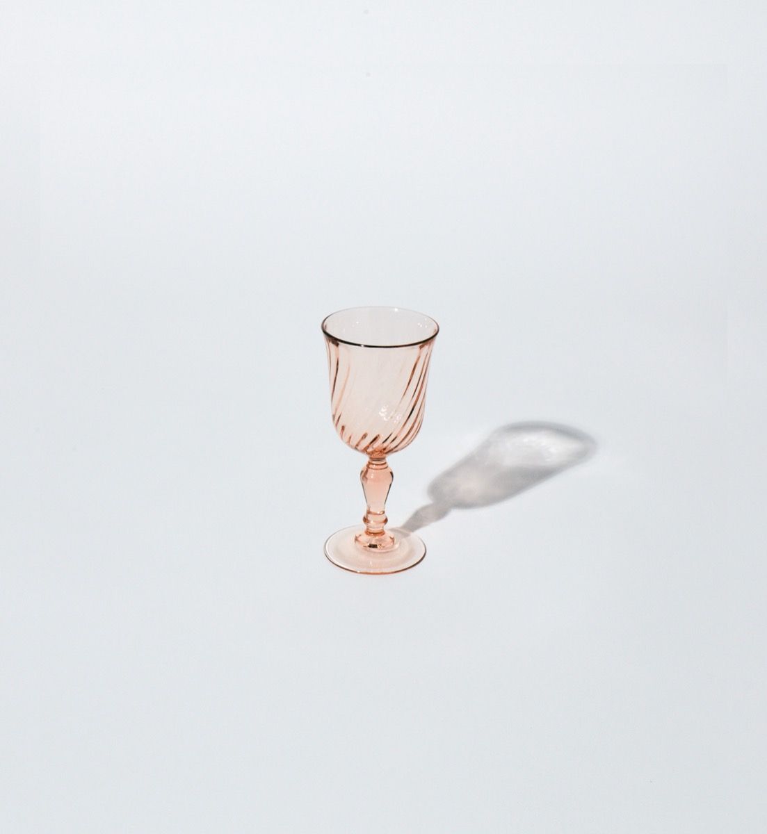 Verre à pied 14 cl vintage Rose