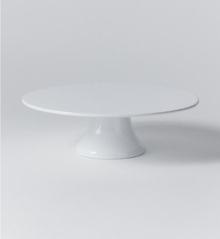Plat porcelaine sur pied ⌀ 35 cm