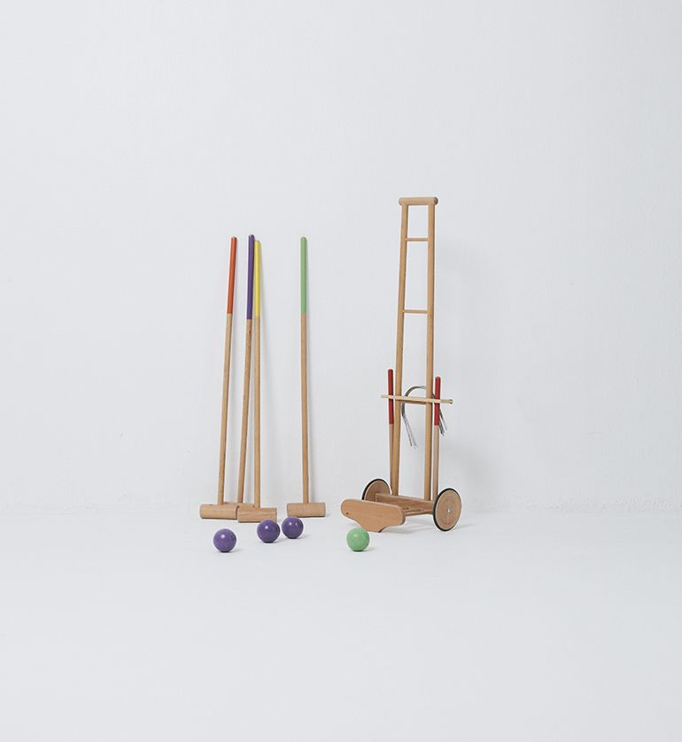 Jeu de croquet vintage