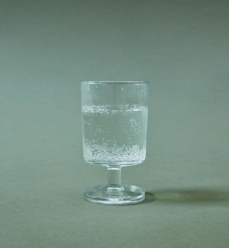 Verre à eau vintage Suède transparent